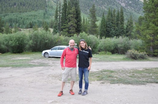 Checking out the mighty Hope Pass with Maddy Hribar