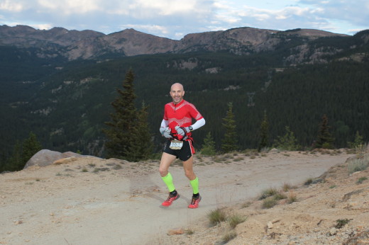 Climbing up out of May Queen and towards the 11,000ft Sugarloaf Pass.