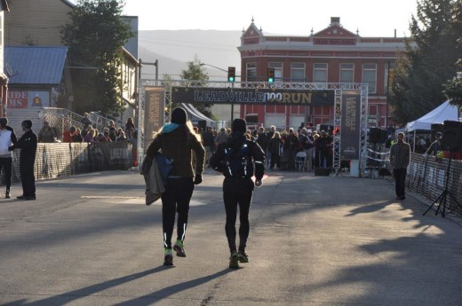 Such a cool moment to run the final 100m with daughter, Shannon. How's that for being in sync?