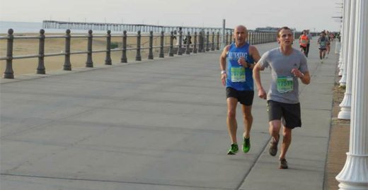 Heading north on the Boardwalk. Photo courtesy John Price.