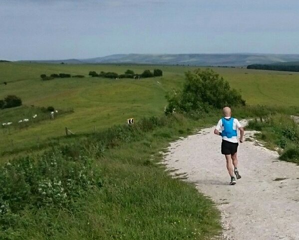 Leaving Ditchling Beacon